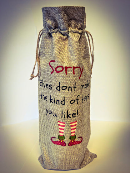 Sorry. Elves don't make the kind of toys you like!